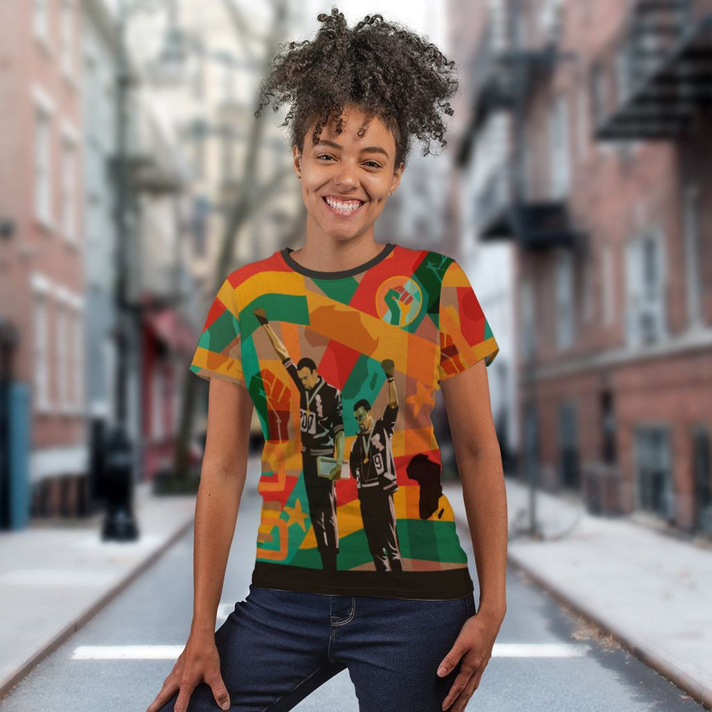 Fists of Freedom T-shirt AOP Tee Tianci 