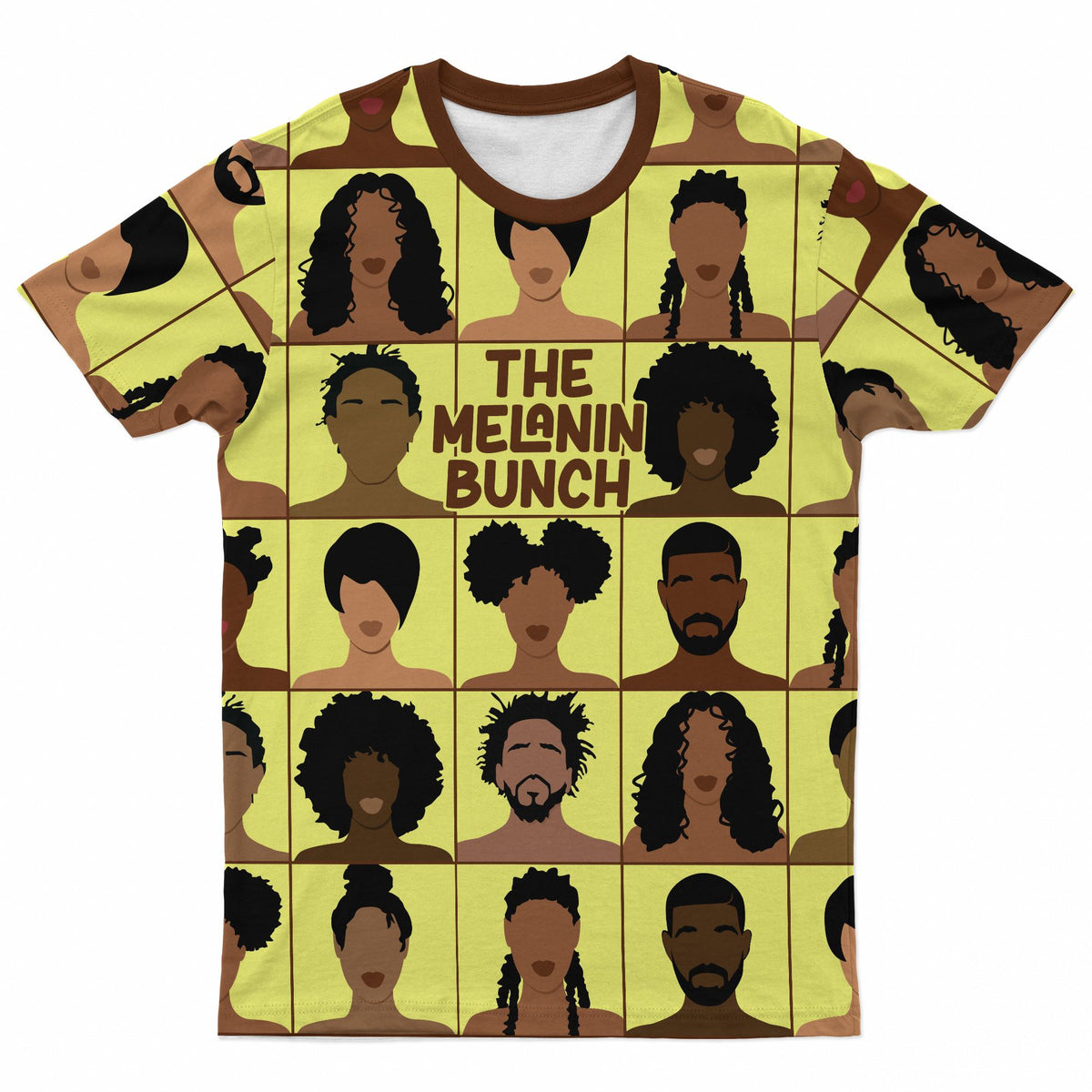 The Melanin Bunch T-shirt AOP Tee Tianci 