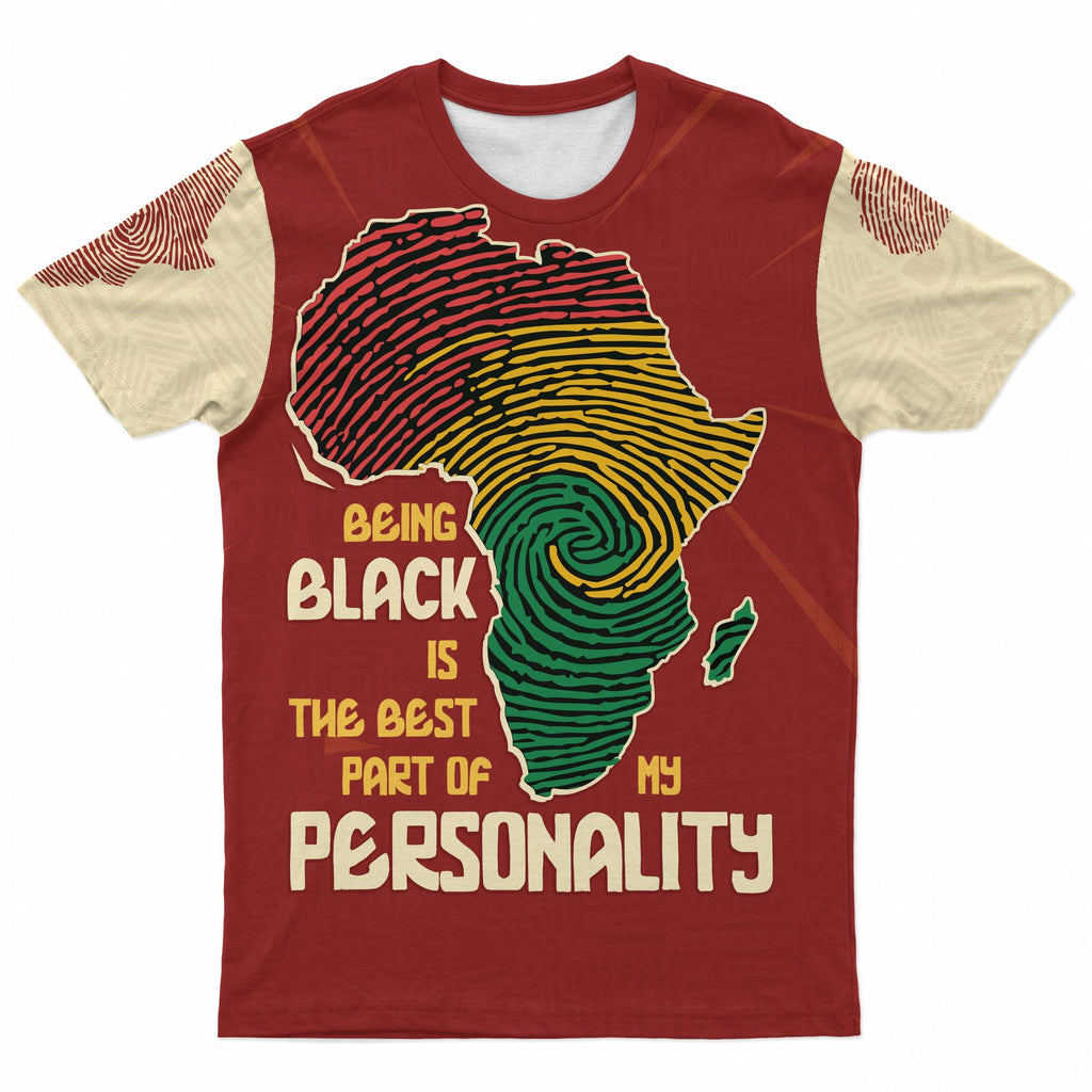 Being Black Is The Best Part Of My Personality T-shirt AOP Tee Tianci 