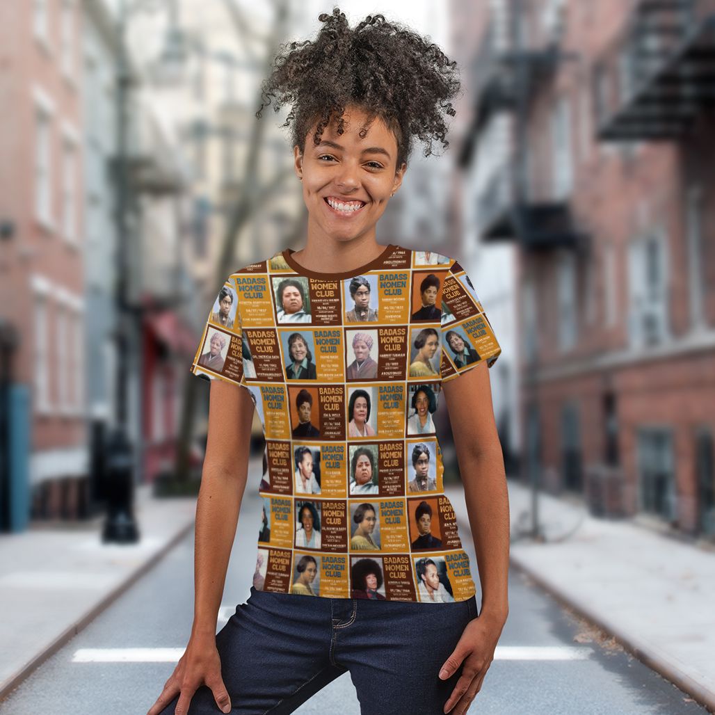 Badass Women Club T-shirt AOP Tee Tianci 