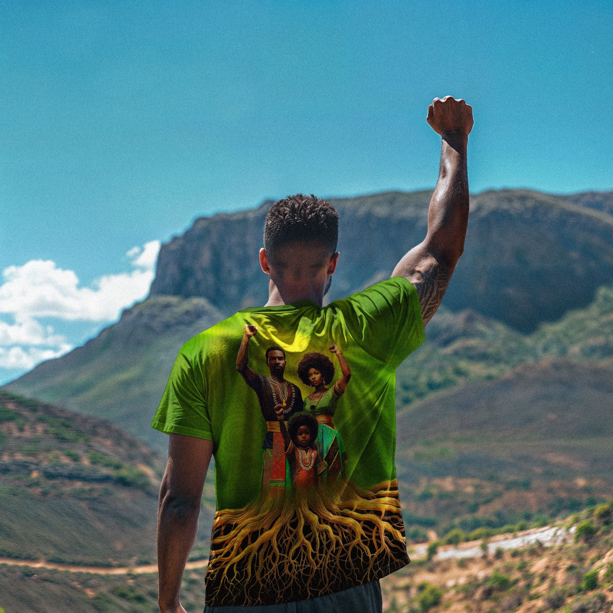 Rooted in Resistance T-shirt AOP Tee Tianci 