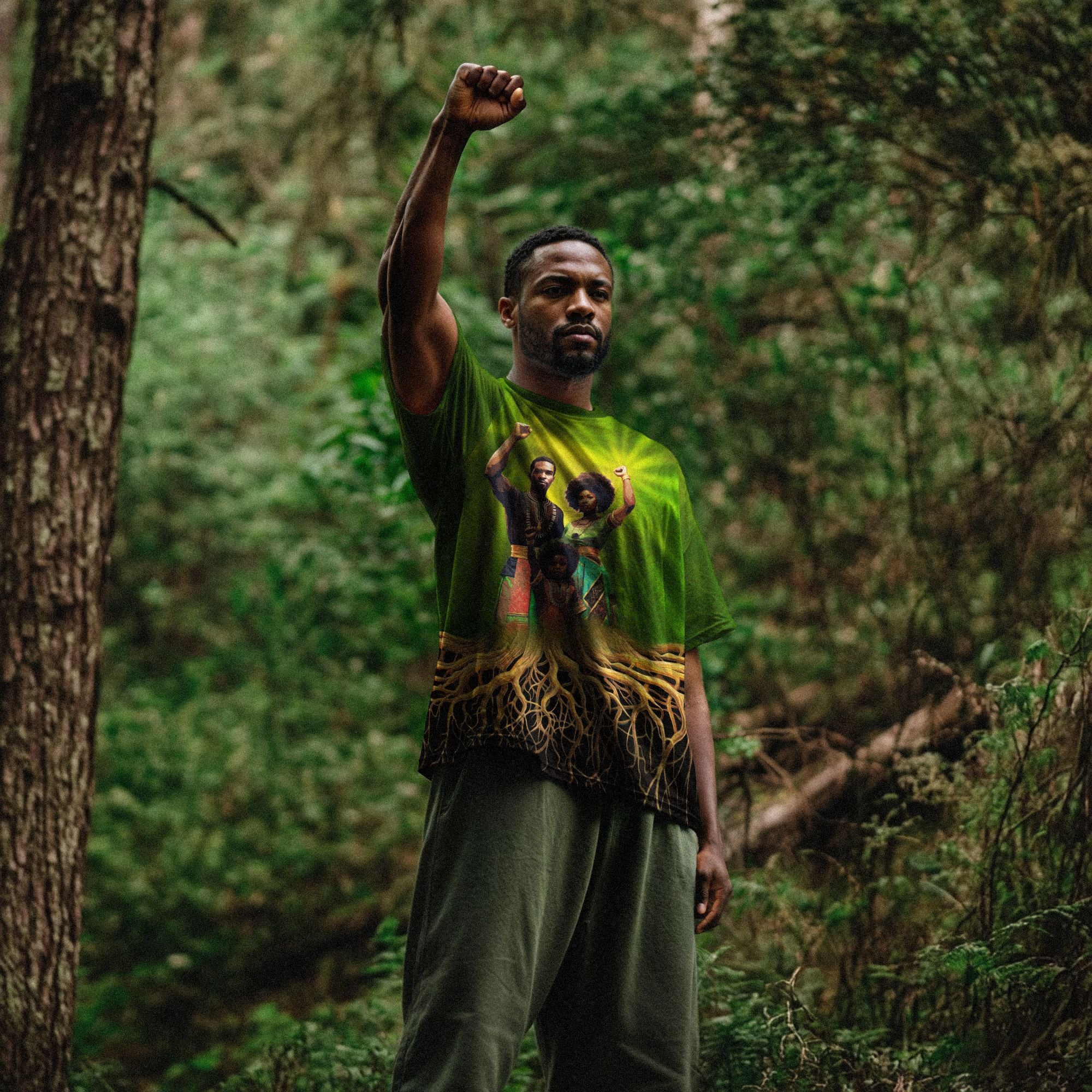 Rooted in Resistance T-shirt AOP Tee Tianci 