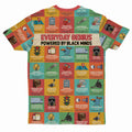 Everyday Genius Powered by Black Minds T-shirt AOP Tee Tianci 