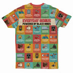 Everyday Genius Powered by Black Minds T-shirt AOP Tee Tianci 