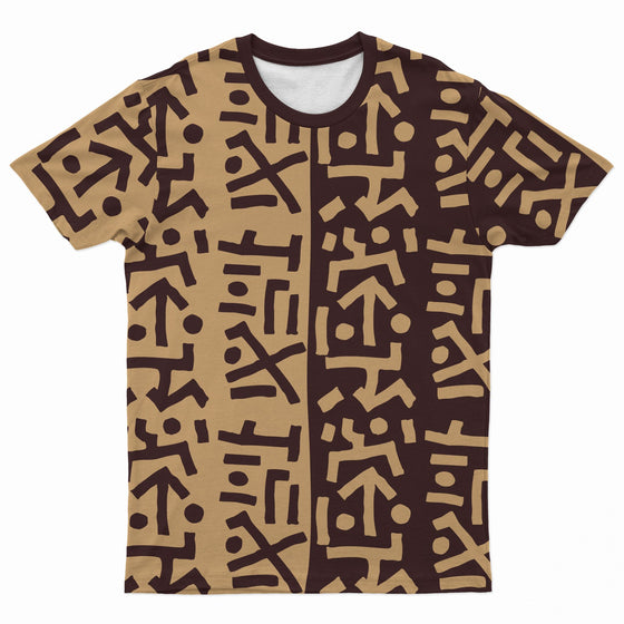 Tribe Script T-shirt AOP Tee Tianci