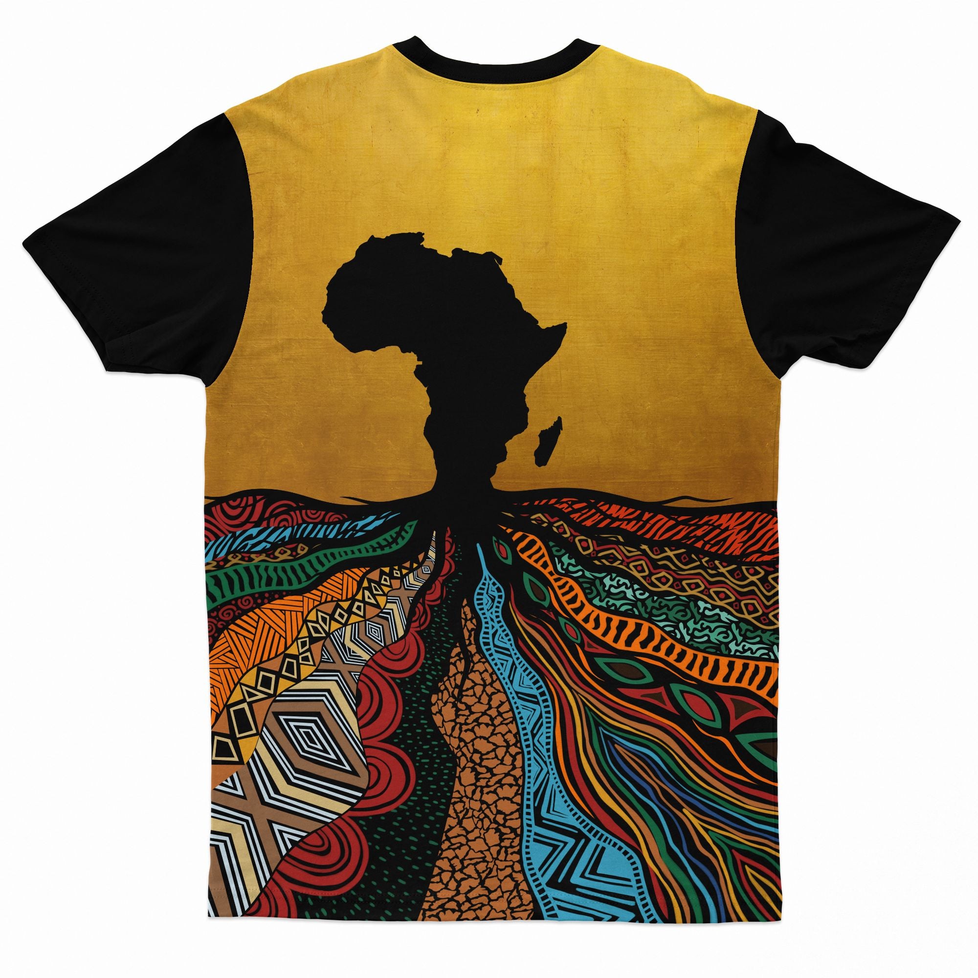 Patterns of Our Roots T-shirt AOP Tee Tianci 