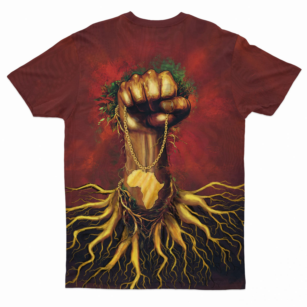 Roots Of The Fist T-shirt AOP Tee Tianci 