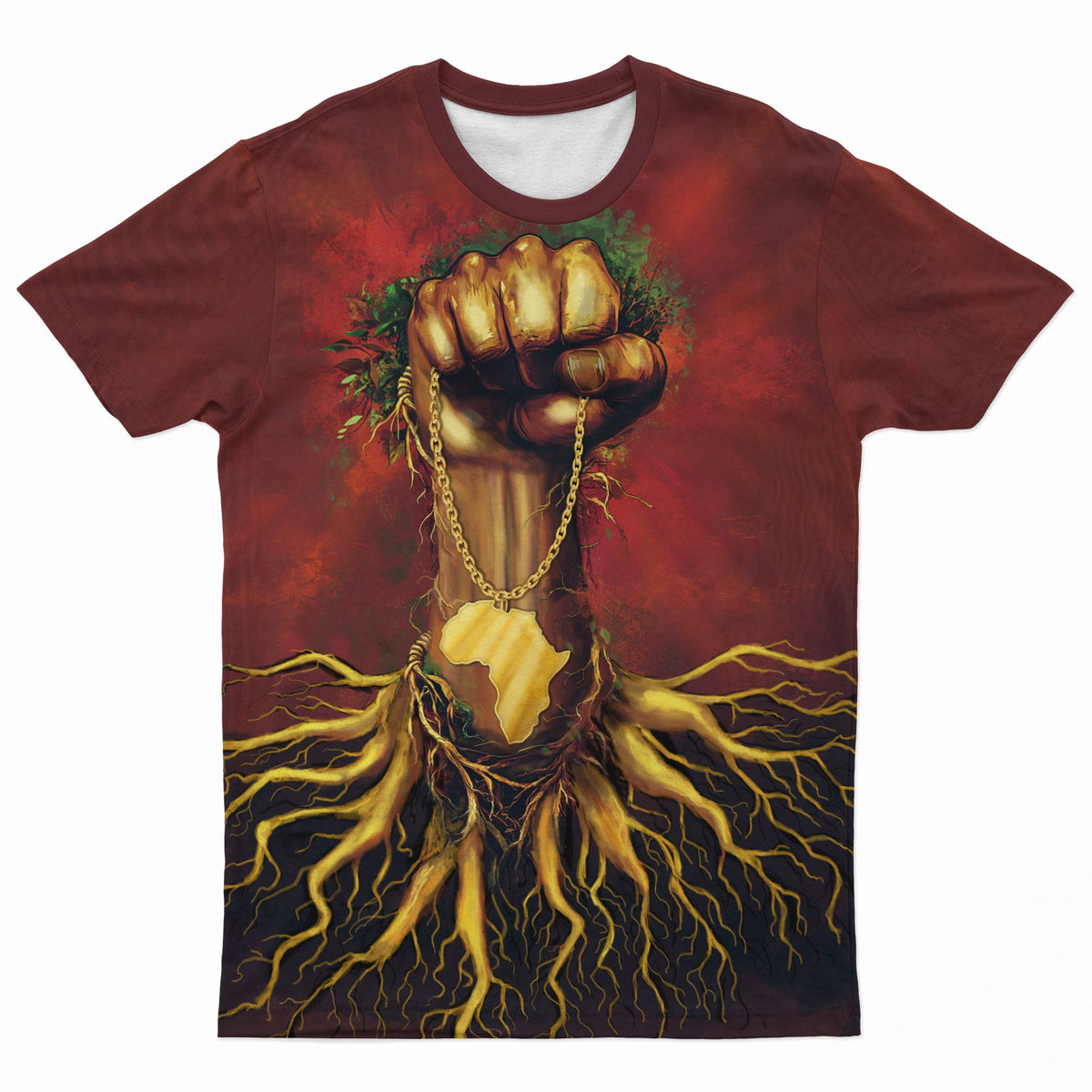 Roots Of The Fist T-shirt AOP Tee Tianci 