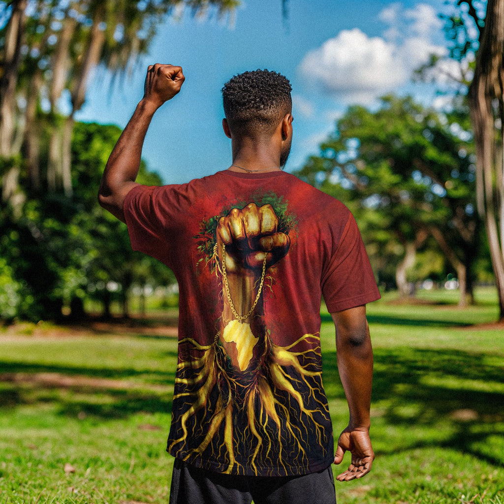 Roots Of The Fist T-shirt AOP Tee Tianci 