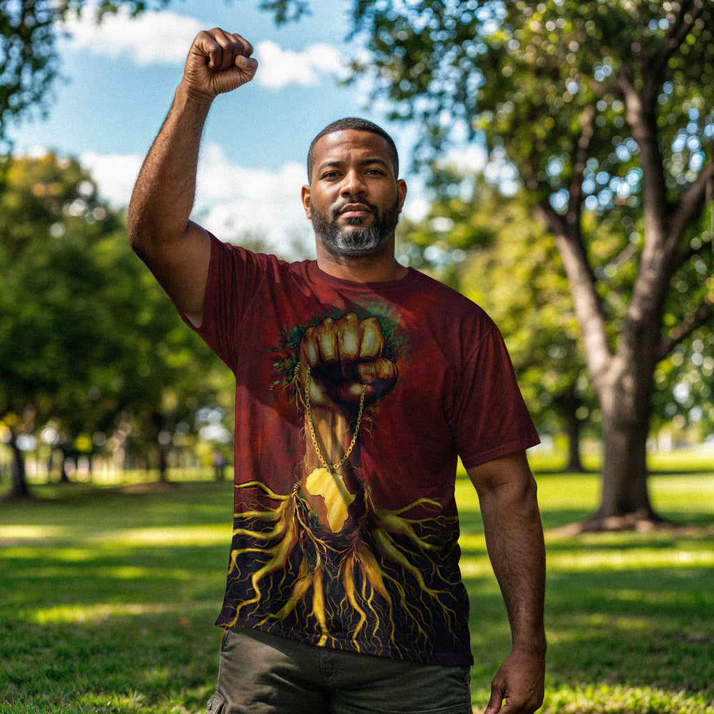 Roots Of The Fist T-shirt AOP Tee Tianci 