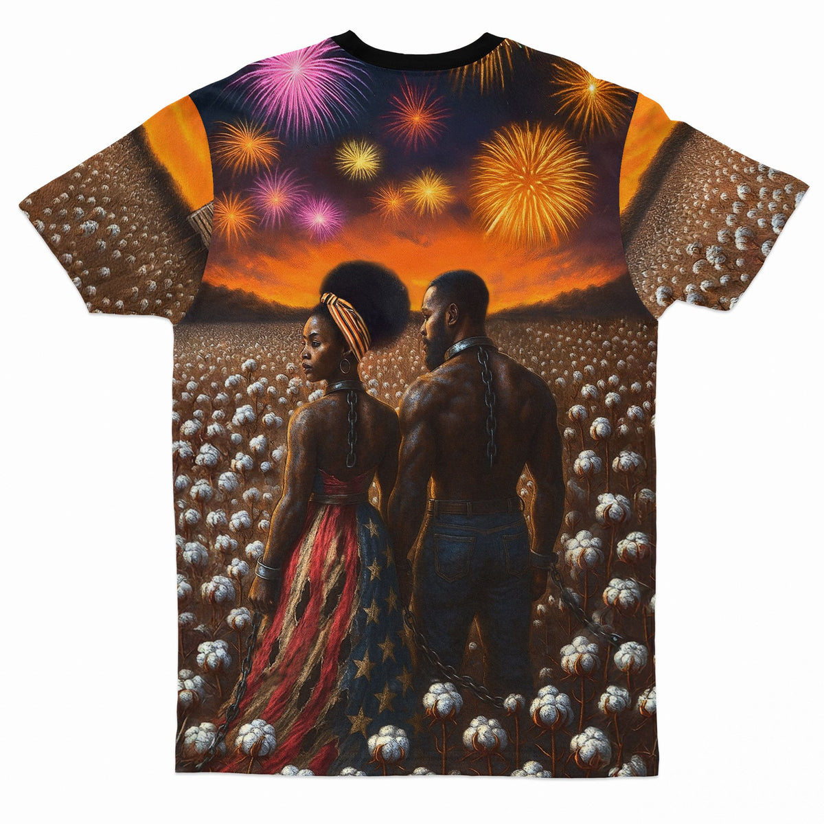 We Built The Nation T-shirt AOP Tee Tianci 