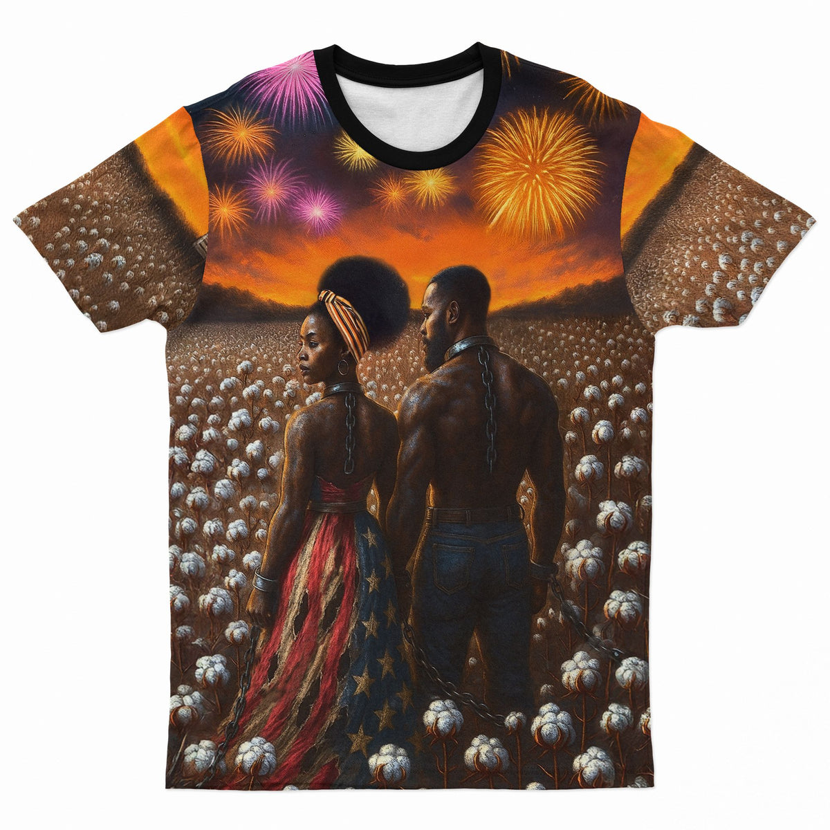 We Built The Nation T-shirt AOP Tee Tianci 