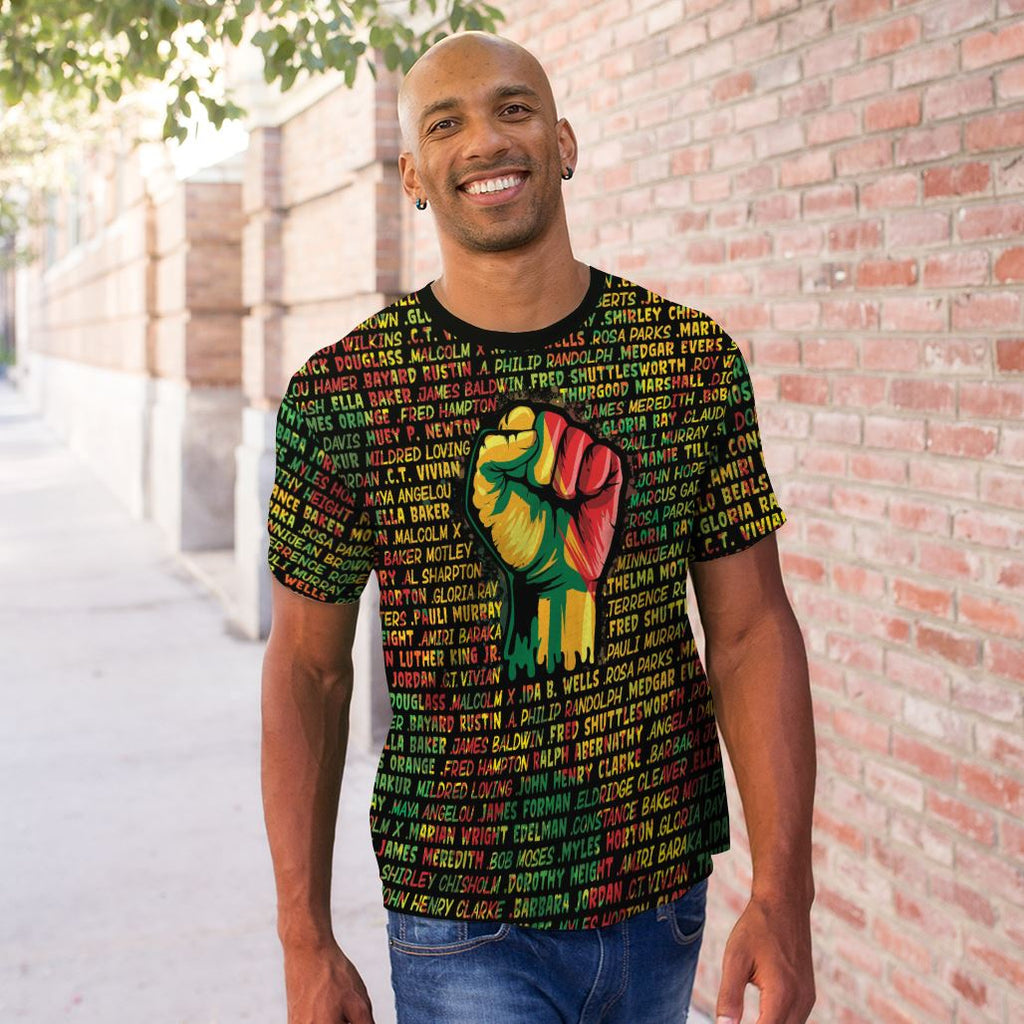 Name Fists T-shirt AOP Tee Tianci 
