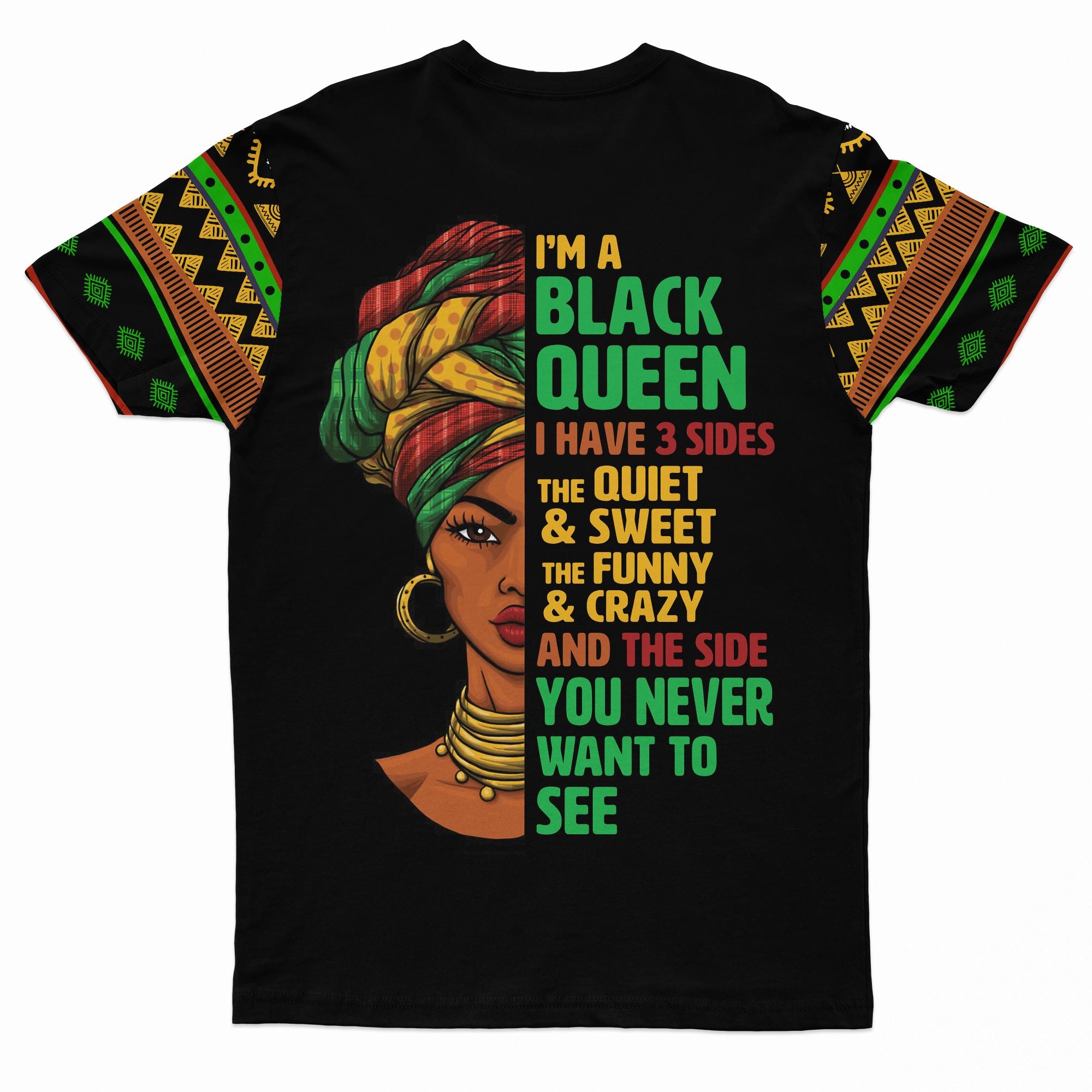 Three Sides Of Me T-shirt AOP Tee Tianci 