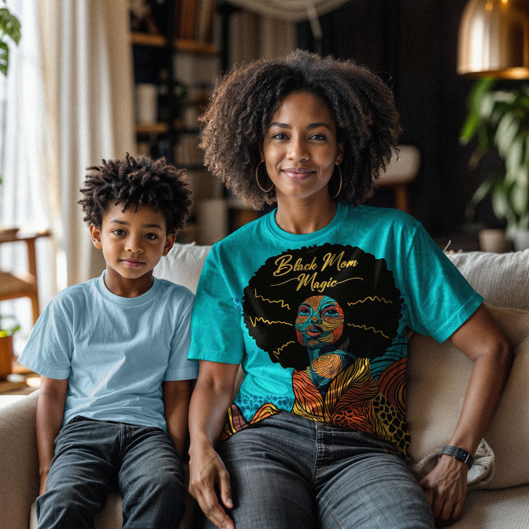 Dope Black Mom T-shirt AOP Tee Tianci 