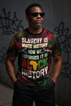 Slavery Is White History T-shirt AOP Tee Tianci 