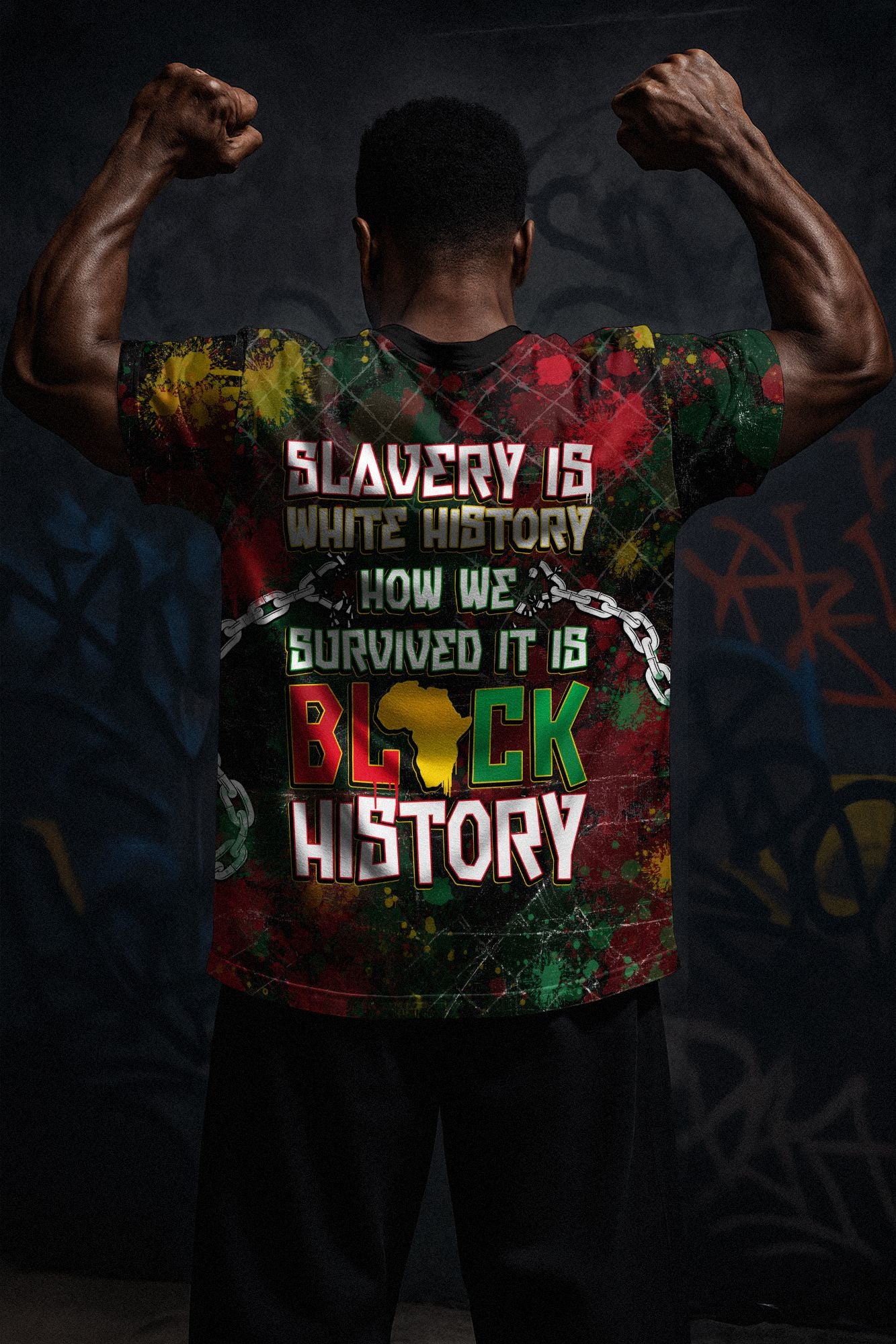 Slavery Is White History T-shirt AOP Tee Tianci 