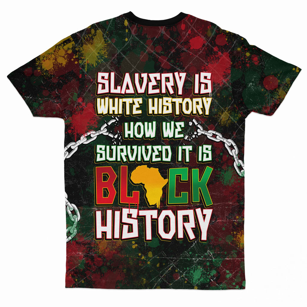 Slavery Is White History T-shirt AOP Tee Tianci 