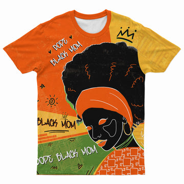 Dope Black Mom Graffiti Style T-shirt AOP Tee Tianci 