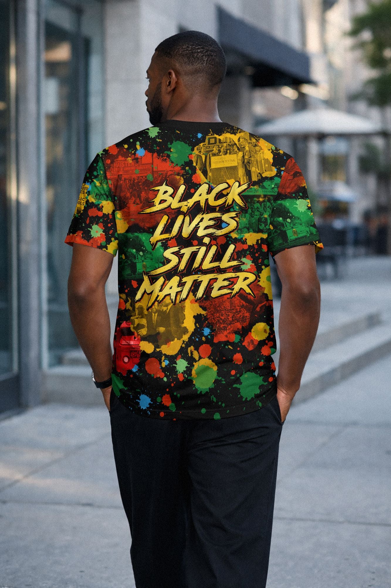 Black Lives Still Matter T-shirt AOP Tee Tianci 