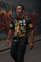 I Didn't Ask To Be Black I Just Got Lucky Magazine Cutout T-shirt AOP Tee Tianci 