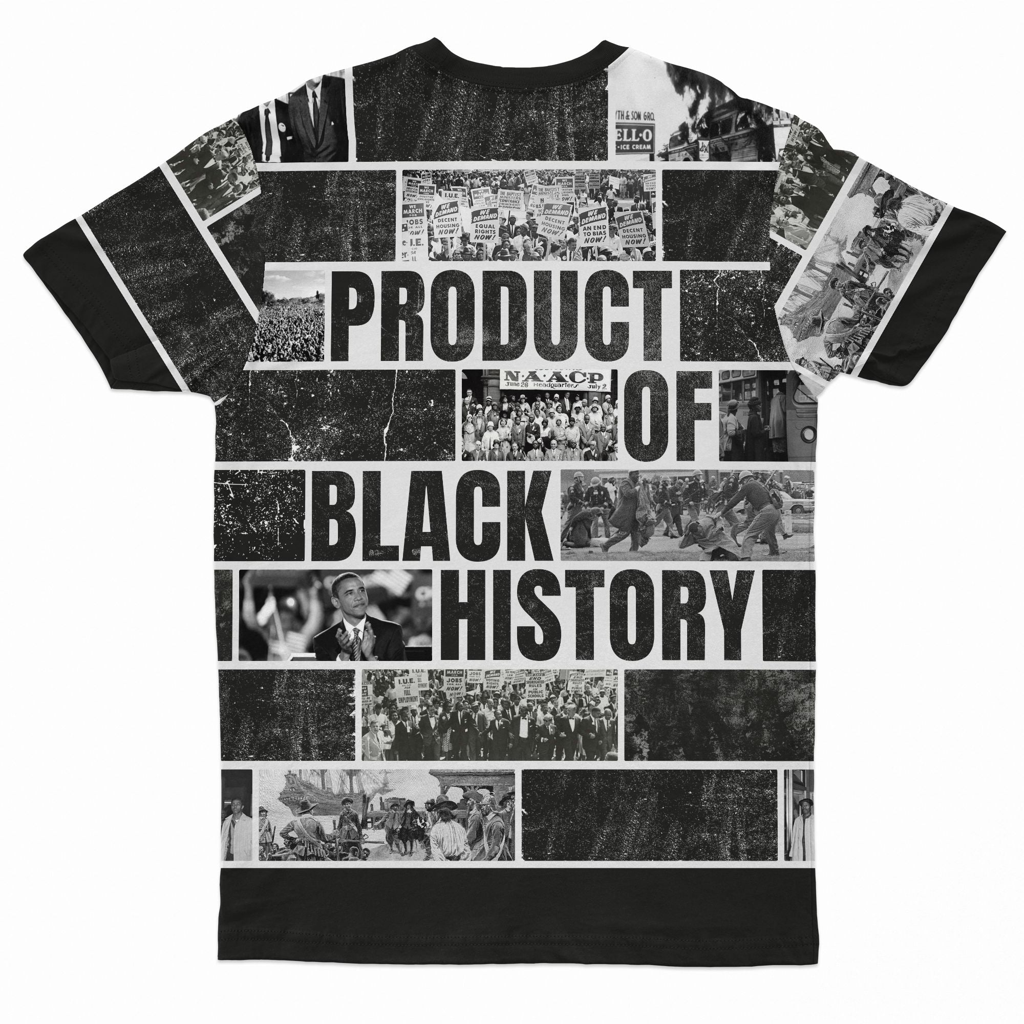 Product of Black History T-shirt AOP Tee Tianci 