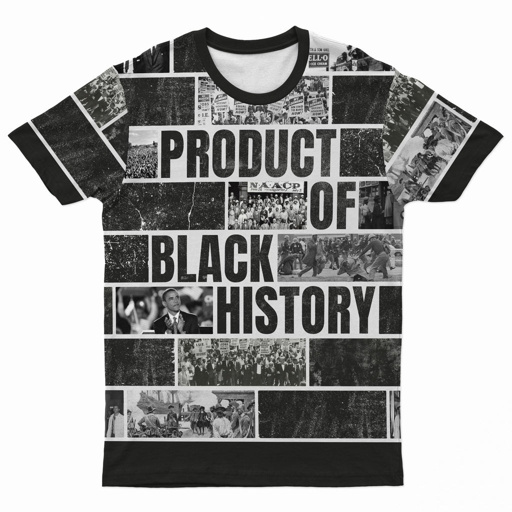 Product of Black History T-shirt AOP Tee Tianci 