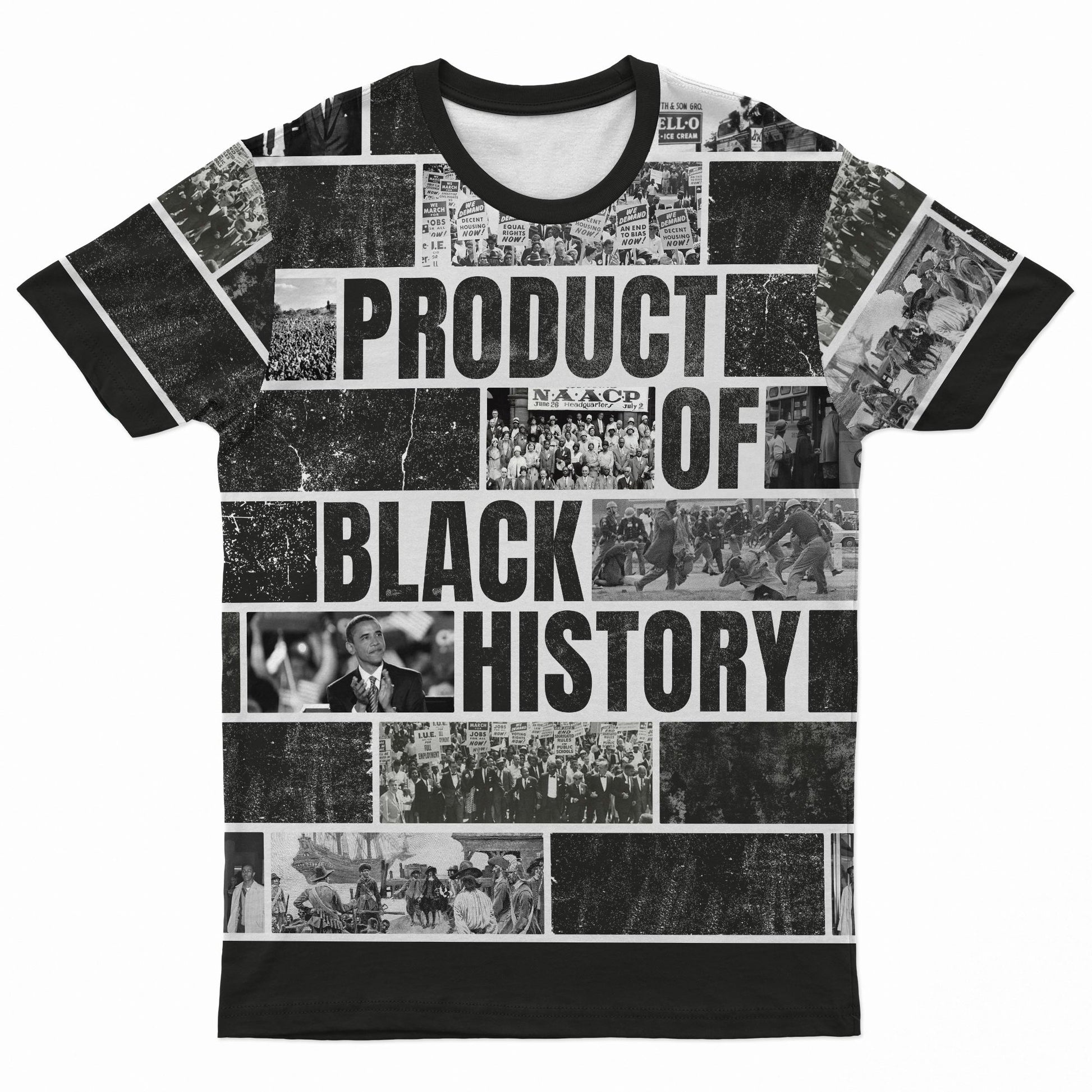 Product of Black History T-shirt AOP Tee Tianci 