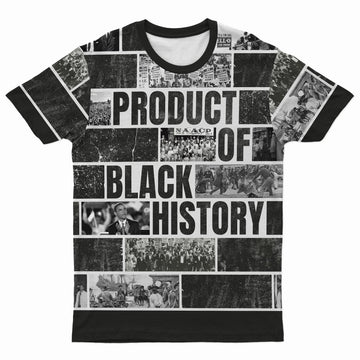 Product of Black History T-shirt AOP Tee Tianci 