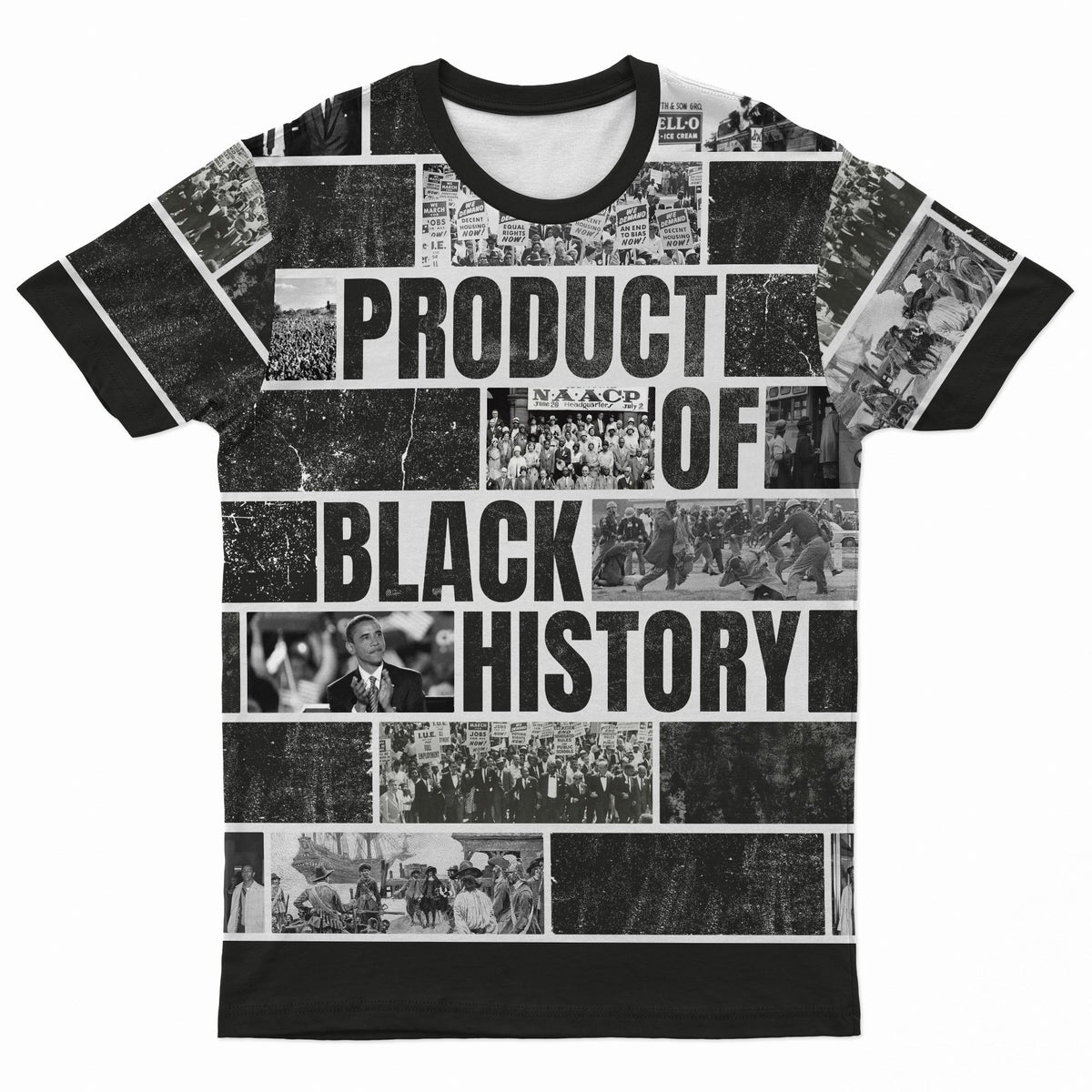Product of Black History T-shirt AOP Tee Tianci 
