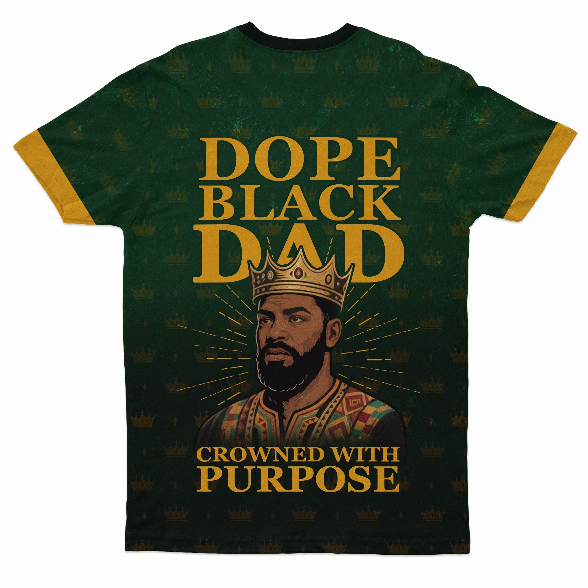 Dope Black Dad T-shirt AOP Tee Tianci 