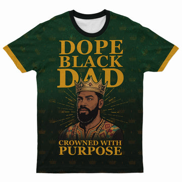 Dope Black Dad T-shirt AOP Tee Tianci 