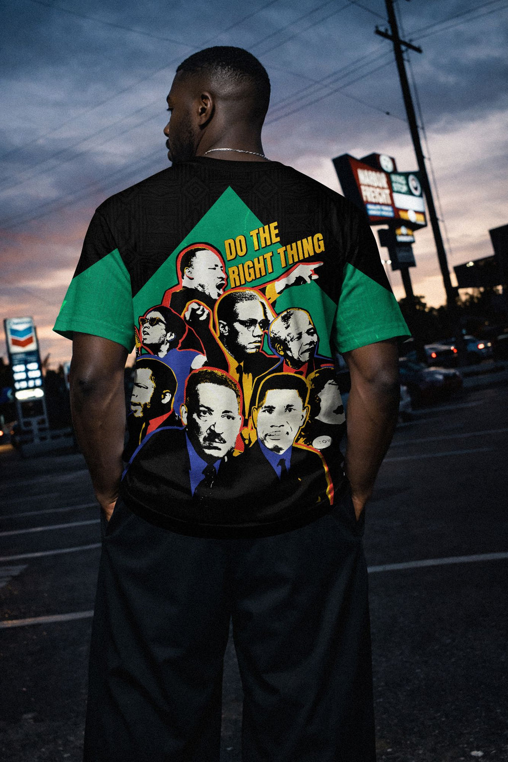Do The Right Thing T-shirt AOP Tee Tianci 