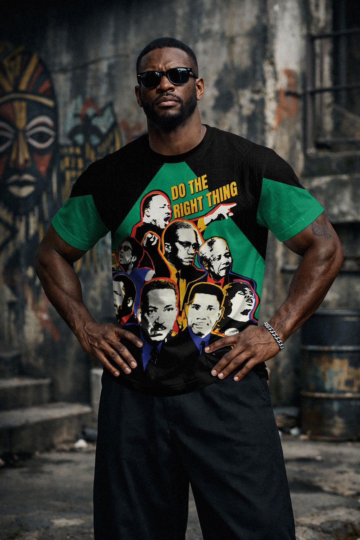 Do The Right Thing T-shirt AOP Tee Tianci 