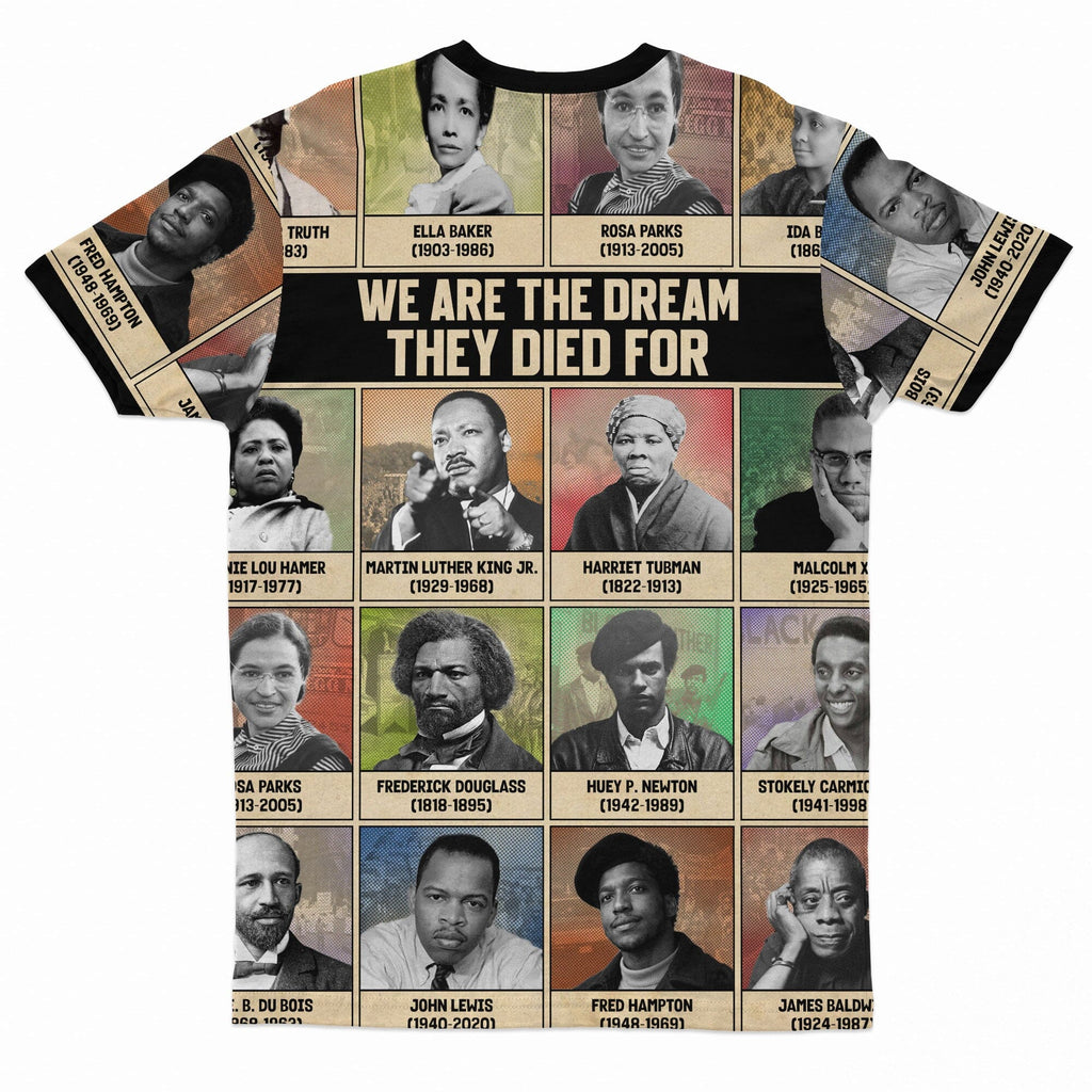 We Are The Dream They Died For T-Shirt AOP Tee Tianci 