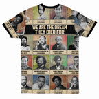 We Are The Dream They Died For T-Shirt AOP Tee Tianci 