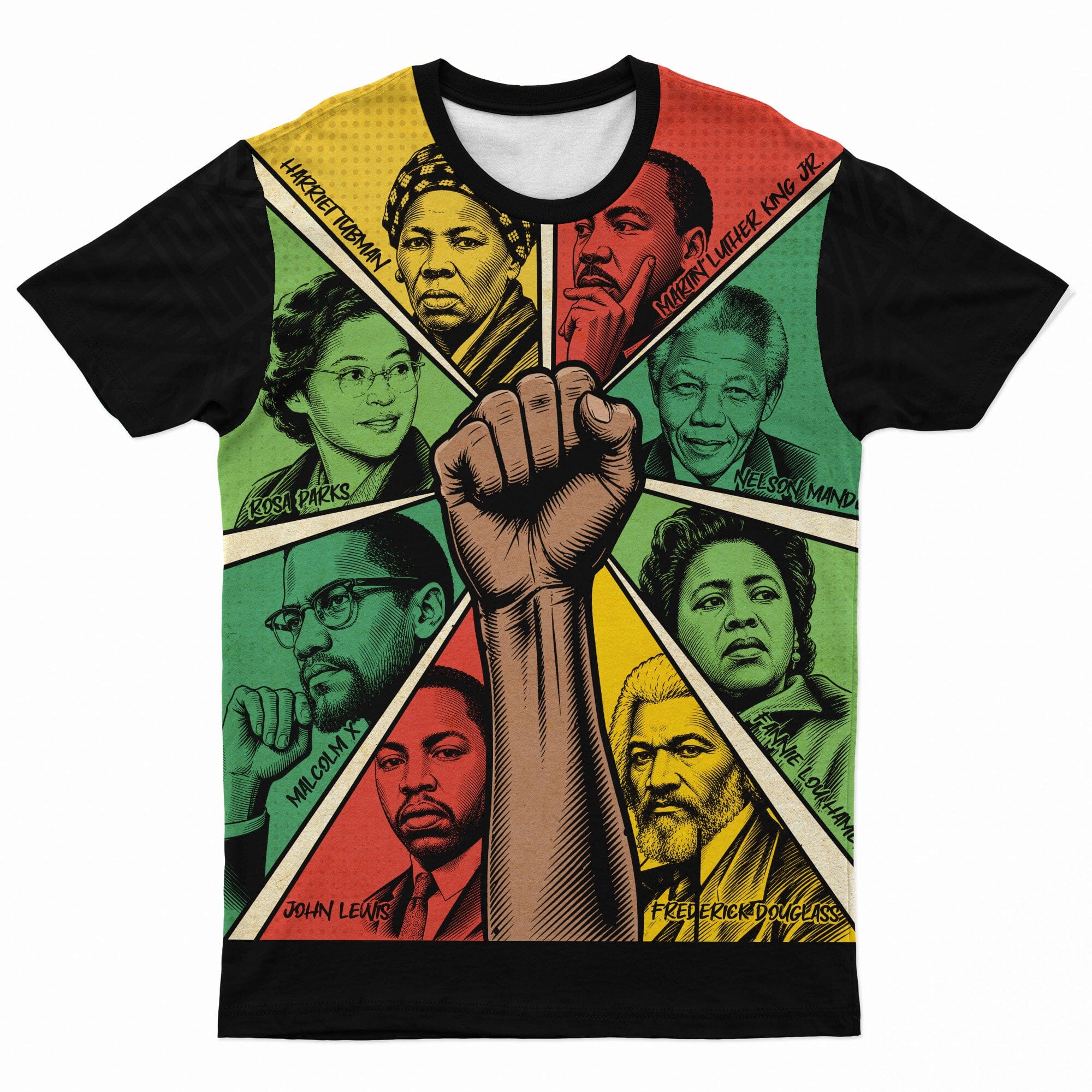 Fists of Freedom T-Shirt AOP Tee Tianci S 