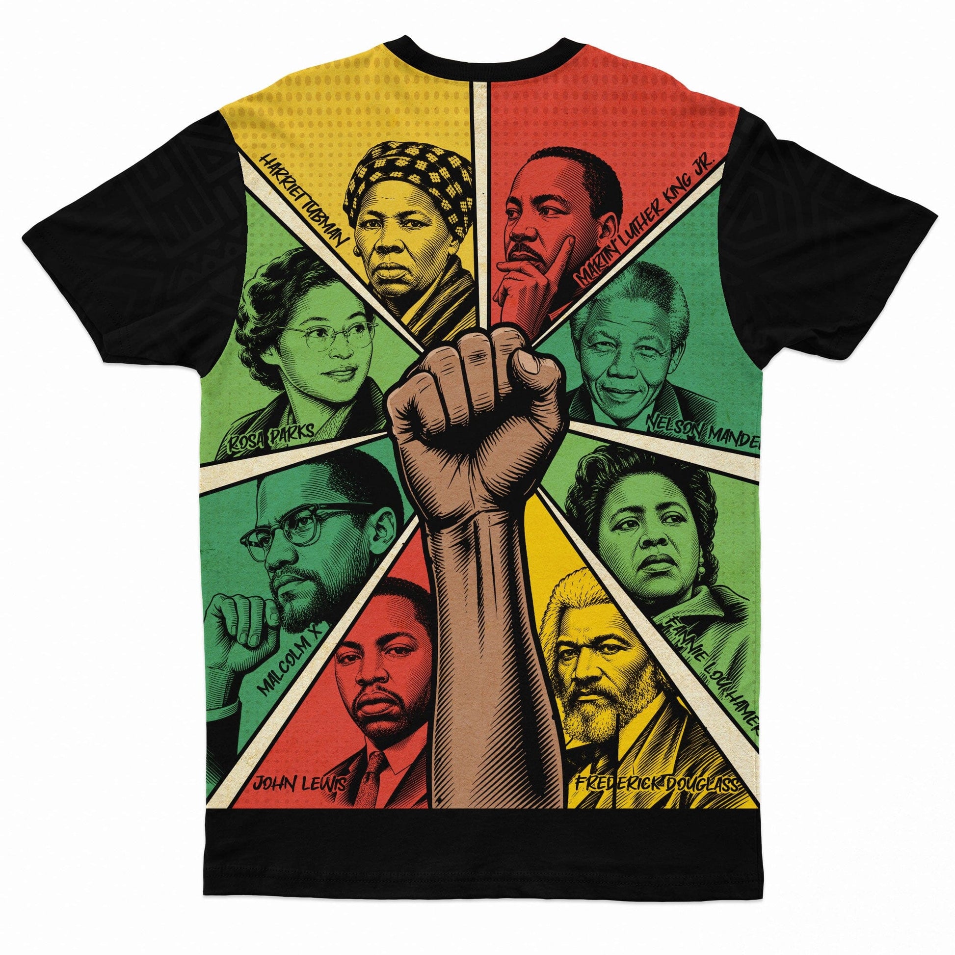 Fists of Freedom T-Shirt AOP Tee Tianci 