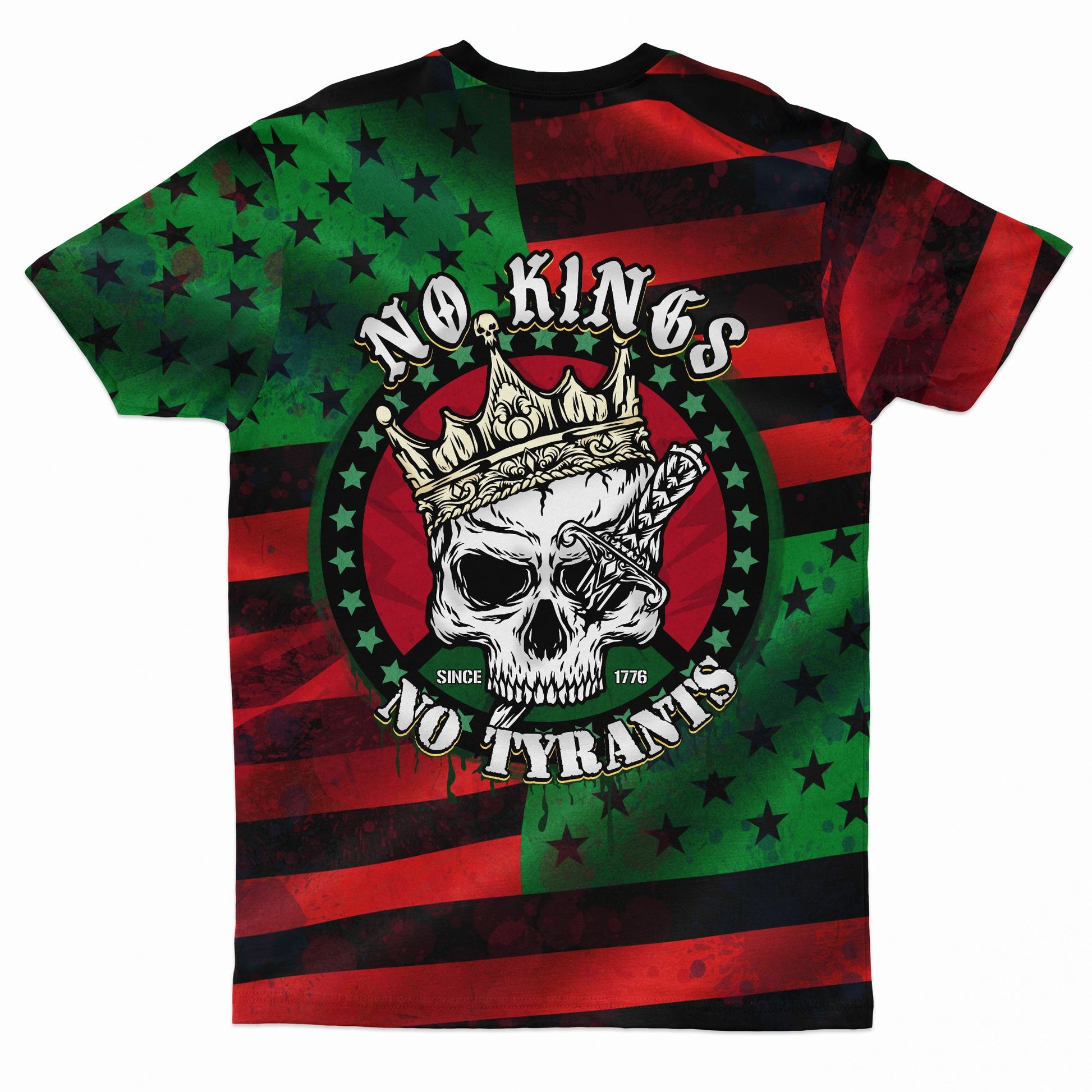 No Kings No Tyrants T-shirt AOP Tee Tianci 