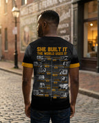 She Built It The World Uses It T-shirt AOP Tee Tianci 