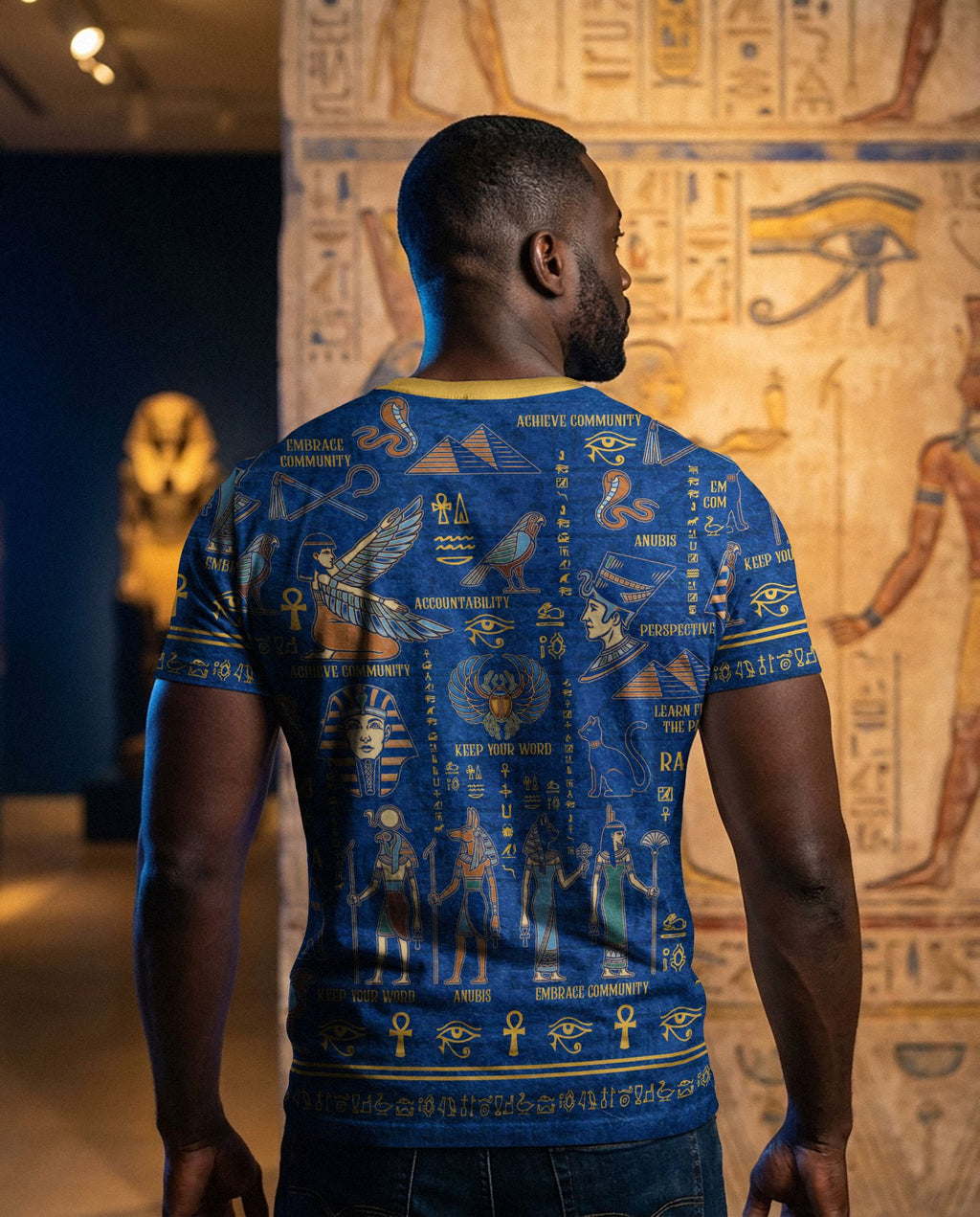 Echoes of Kemet T-shirt AOP Tee Tianci 