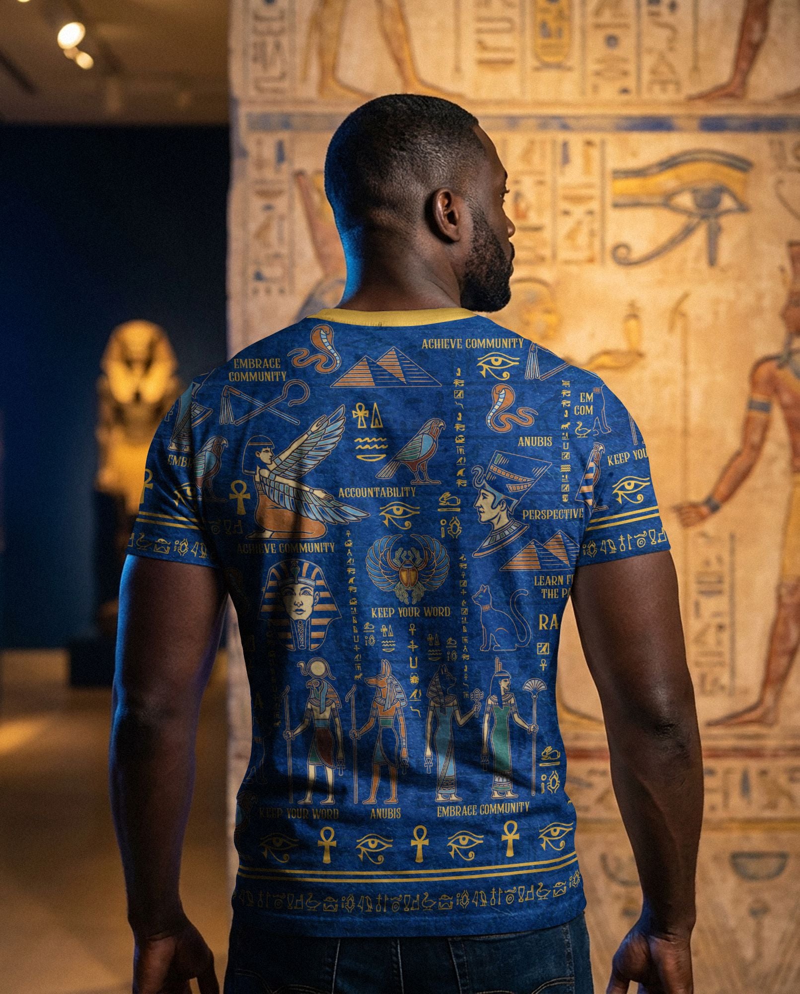 Echoes of Kemet T-shirt AOP Tee Tianci 