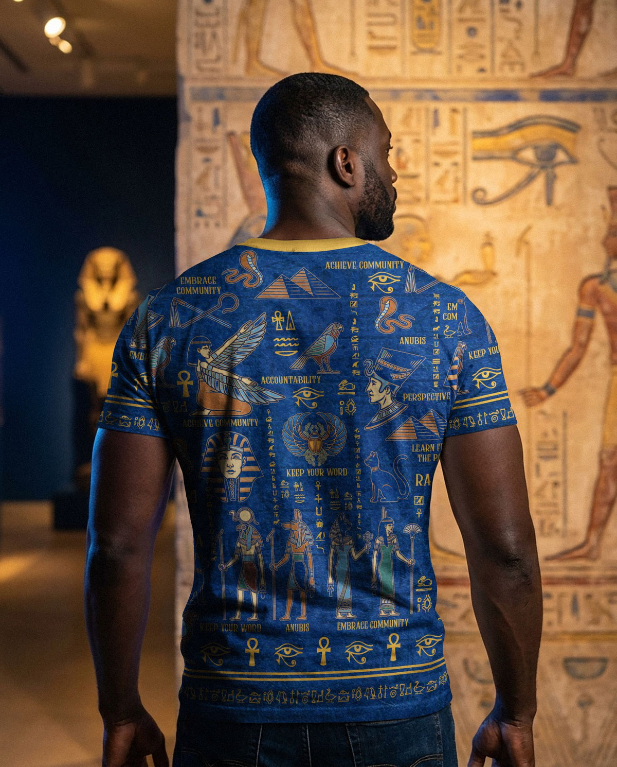 Echoes of Kemet T-shirt AOP Tee Tianci 
