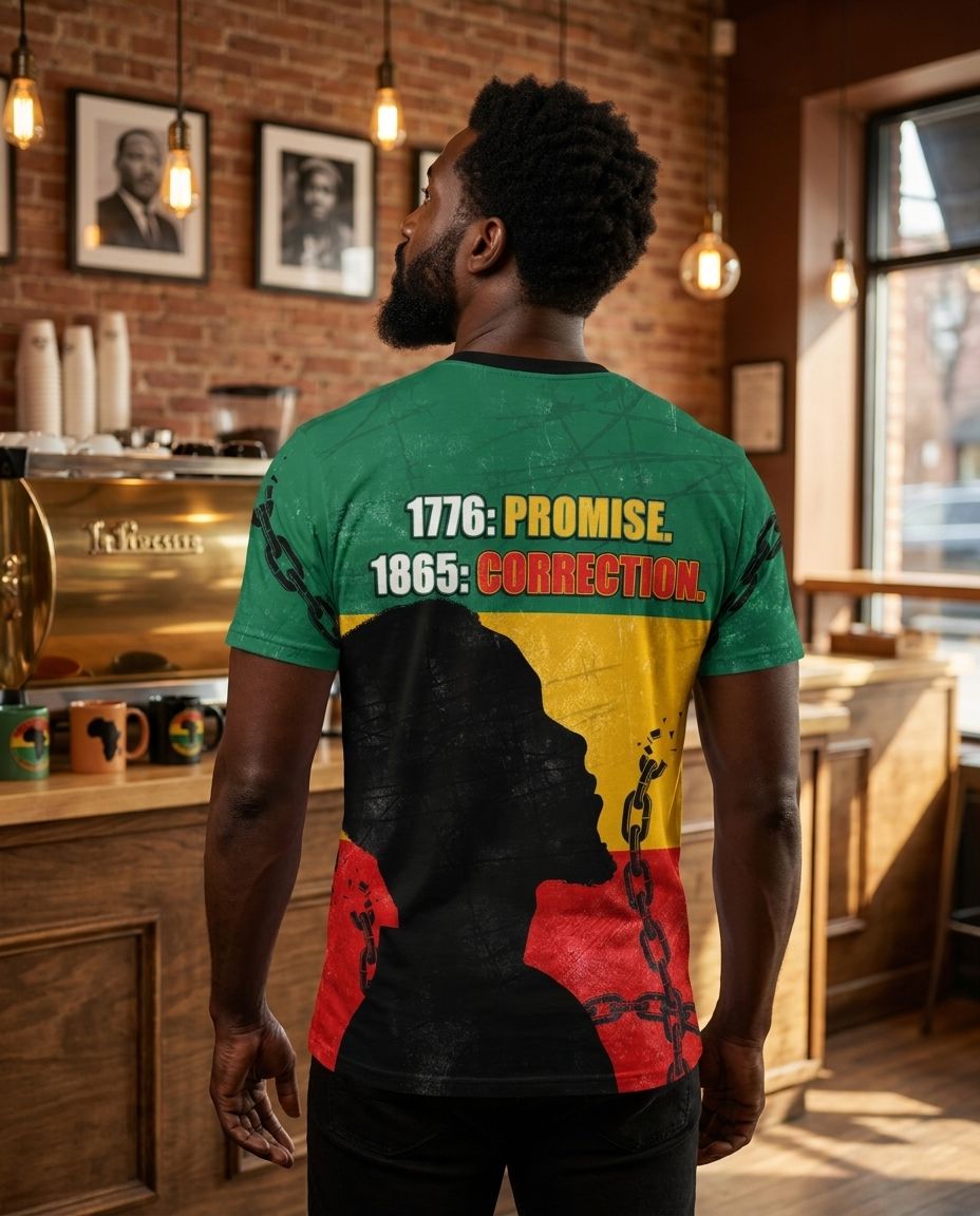 1776 Promise 1865 Correction T-Shirt AOP Tee Tianci 
