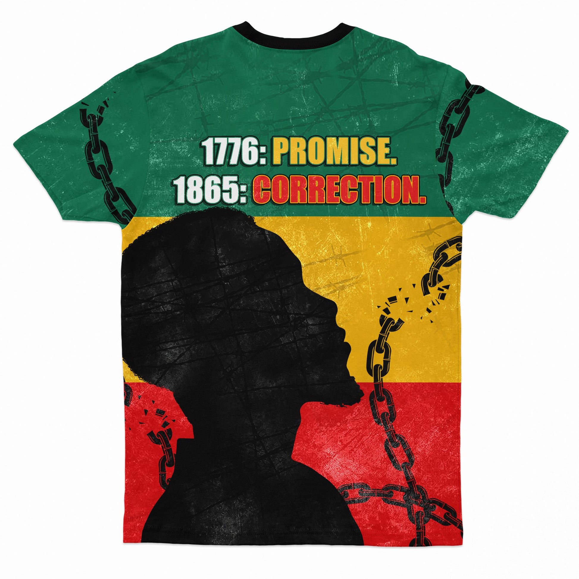 1776 Promise 1865 Correction T-Shirt AOP Tee Tianci 