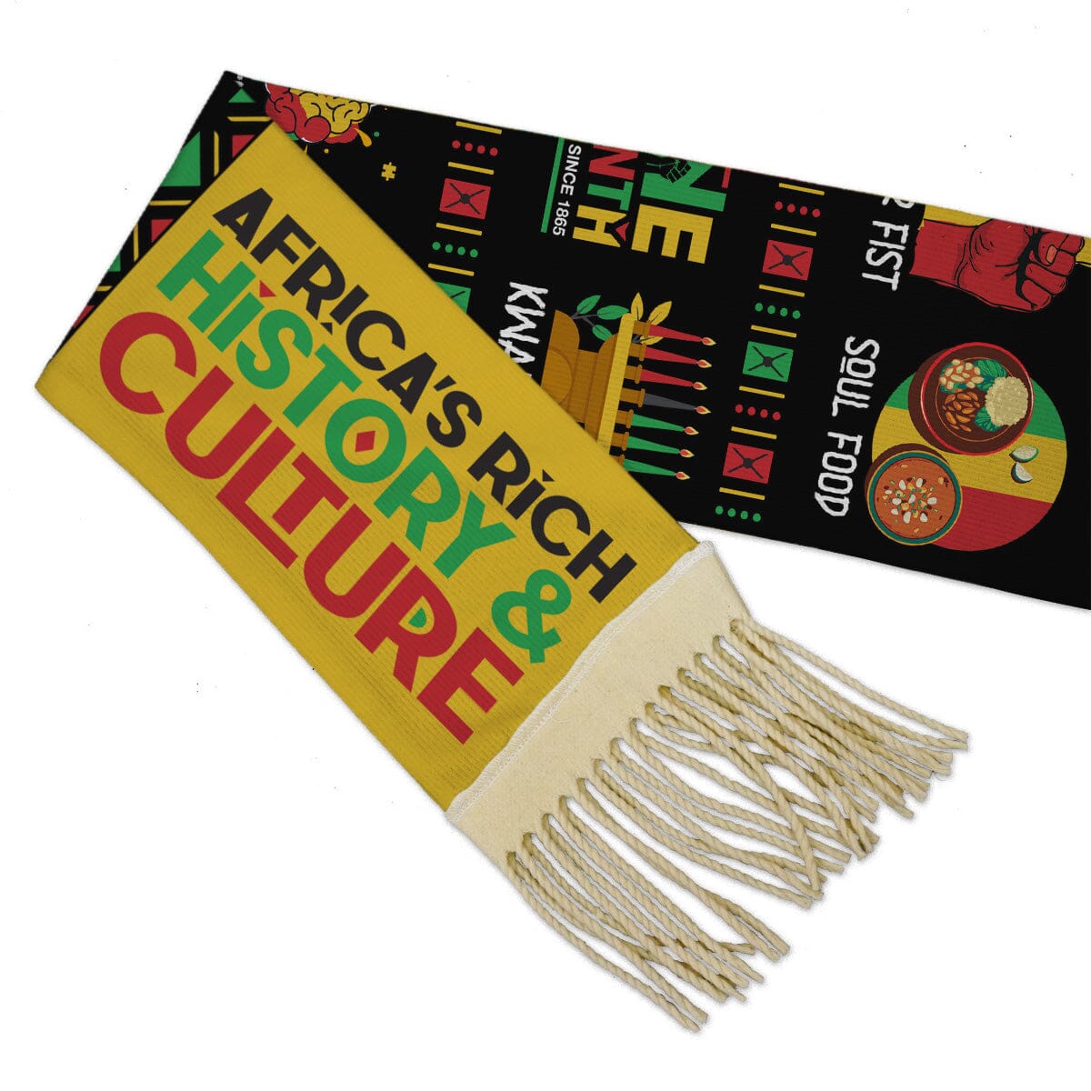 Africa's Rich History And Culture Scarf Wool Scarf Tianci 