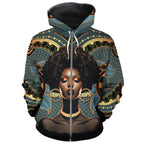 Powerful Woman in Patterns All-over Hoodie Hoodie Tianci 