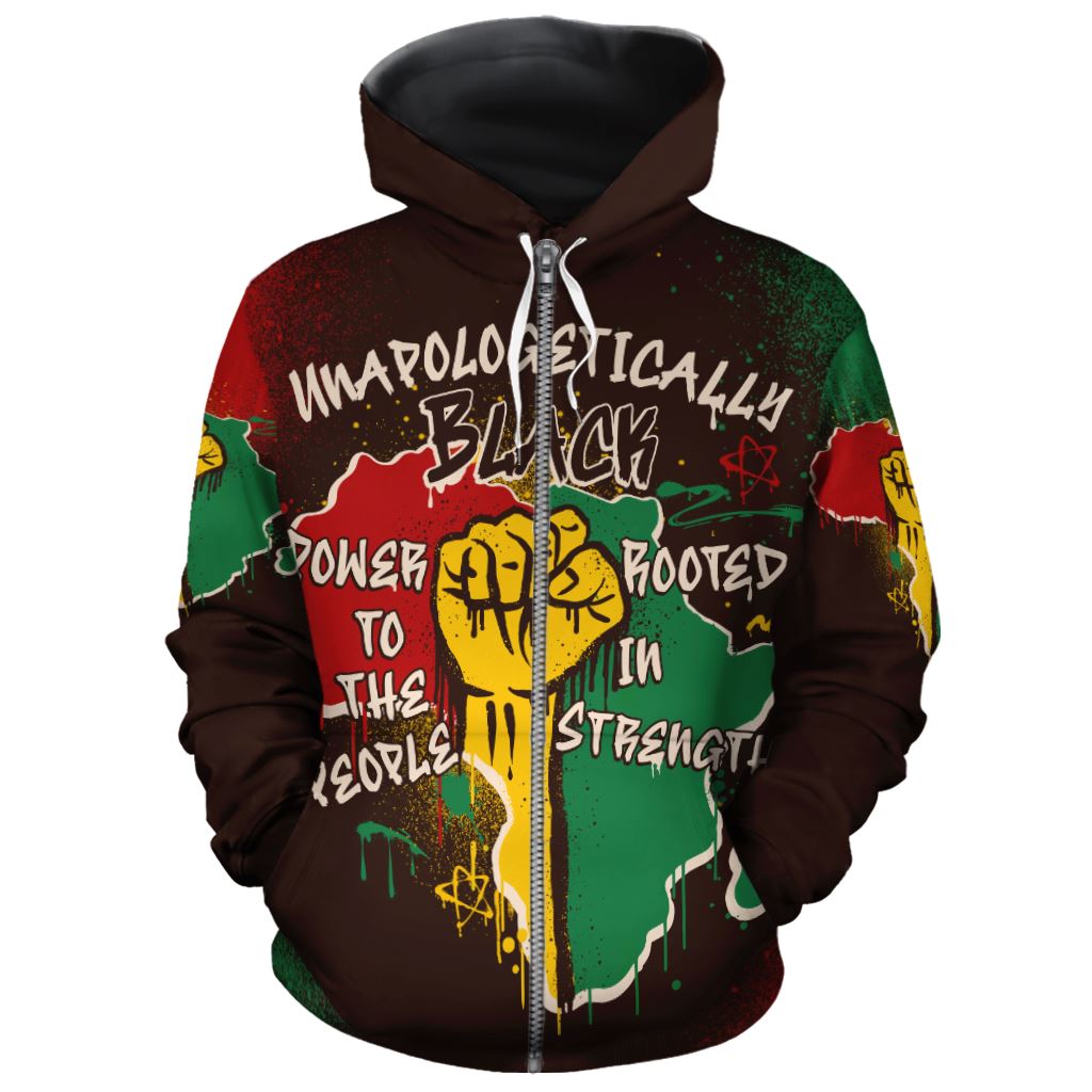 Power in Our Roots All-over Hoodie Hoodie Tianci Zip S 