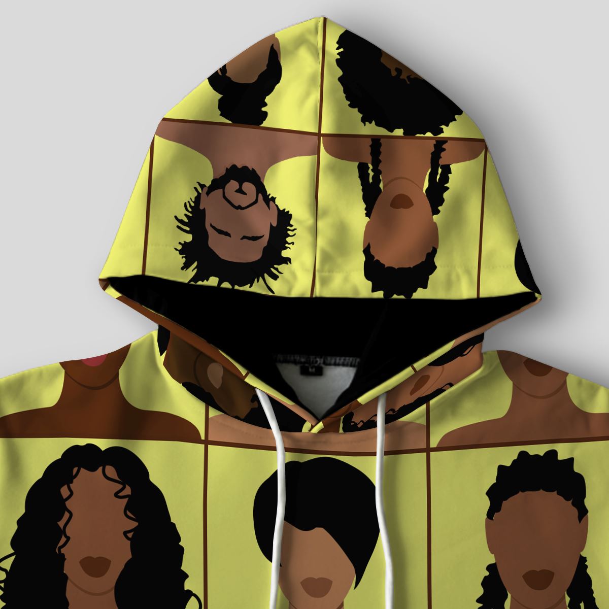 The Melanin Bunch All-over Hoodie Hoodie Tianci 