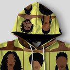The Melanin Bunch All-over Hoodie Hoodie Tianci 
